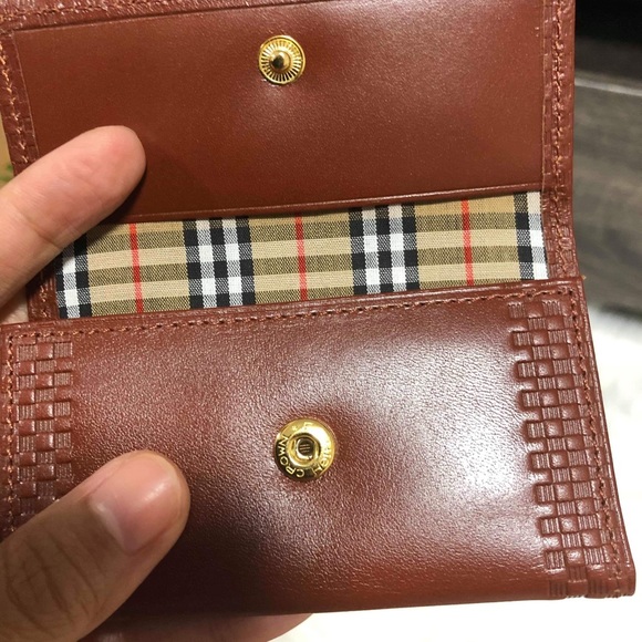 BURBERRY KEY CLES CARD HOLDER VGUC - - Picture 8 of 8